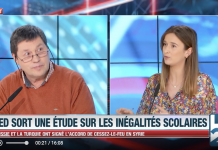 Notre étude sur les inégalités sociales scolaires en 15′ à l’écran