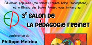 18/04 : 3e Salon de la Pédagogie Freinet